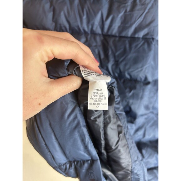 REI Co-op Blue 650 Fill Down Puffer Vest Men's 2XL Full Zip Ripstop Nylon Shell - Picture 7 of 7